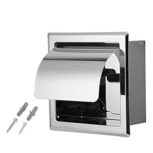 Xiasaba Edelstahl Toilettenpapierhalter Modell 17.0×17.0×8.0