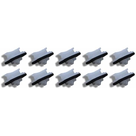 INSUPPA Auto Spare Parts Windscreen Pillar Moulding Trim White Clips Compatible With Ford Transit Mk7 2006 On -10Pcs Cover