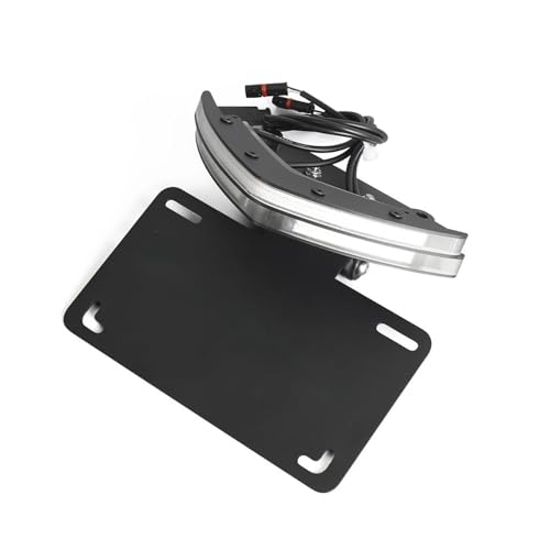 Support de plaque d'immatriculation moto pour sorties week-end