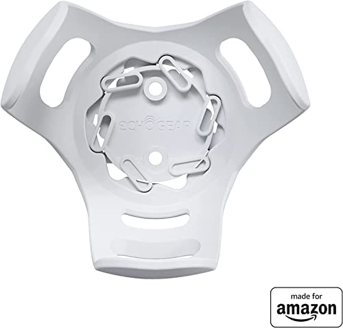 Soporte de mesa para Echo Dot 4 y 5 blanco en abs sin tornillos 3