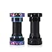 Getno Bottom Bracket 68-73 Bike Bottom Bracket BC1.37x24T MTB Road Folding Bicycle Hollow Threaded BB Central Axis Light Weight High Lubricity (Color : White)