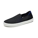 Rothy's The Original Slip On Sneaker Women's Casual Fashion Shoes, Black, Sustainable & Washable, Size 7.5