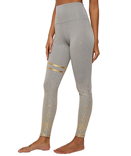 Womens Fashion Metalic Leggings Glitter Yoga Pants Sparkly Sports Running Tights, Yoga, Workout, Running, Daily Leisure (Grey Gold, M)Γ’β¬Β¦ Womens Fashion Metalic Leggings Glitter Yoga Pants Sparkly Sports Running Tights, Yoga, Workout, Running, Daily Leisure (Grey Gold, M)Γ’β¬Β¦