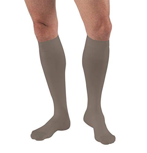 BSN Medical 115101 Jobst Men Knee High Closed Toe Compression Stocking, Extra Firm Legware for All Day Comfort for Male, 20-30 mmHg