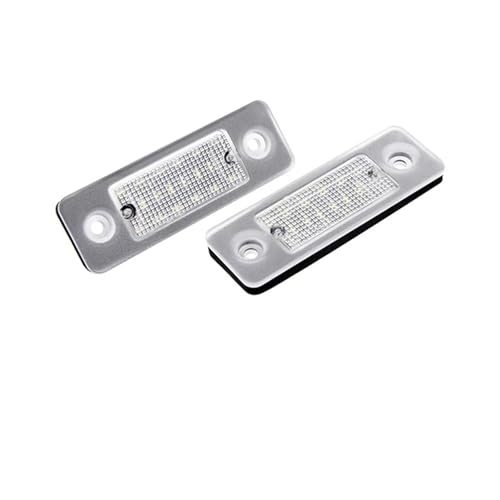Luz Placa Matrícula Coche LED de Alta Intensidad 6000K Blanca Fría para Volvo C30 2008-2013