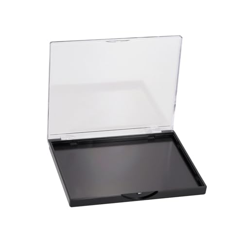 AJLTPA Magnetic Makeup Palette with Clear Top, Empty Eyeshadow Storage Box with 40Pcs Adhesive Metal...