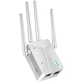 Internet Booster with Ethernet Port, 1 Button Setup