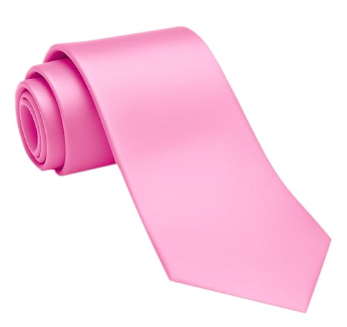 Image of Dibi Solid Color Ties for Men, Formal Mens Ties, Neck Tie, Classic Tie for Boys Women Teens, Wedding Business Costume Necktie