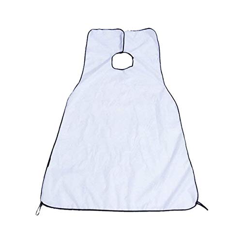 Barba Babero Impermeable Barba Recortar Capa y 2 Fuertes ventosas para Afeitar,...
