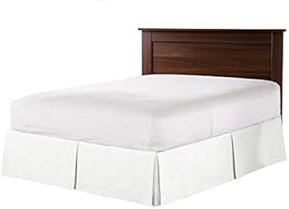 Royal Linen Bedding's 700 Thread Count Egyptian Cotton 1-Piece Split Corner Bed Skirt