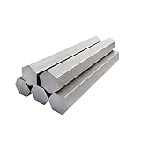 10 barras hexagonales de aleación de aluminio for manualidades, varillas de metal 6061 con distancia subtensa de 8 a 29 mm(300x20mm)