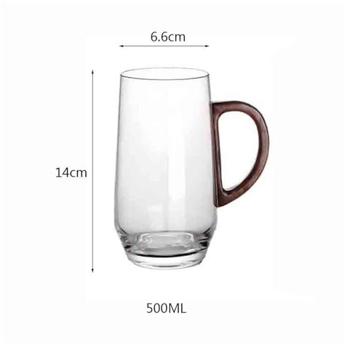 Contenedor de bebidas de borosilicato transparente y madera de alta calidad gris 3