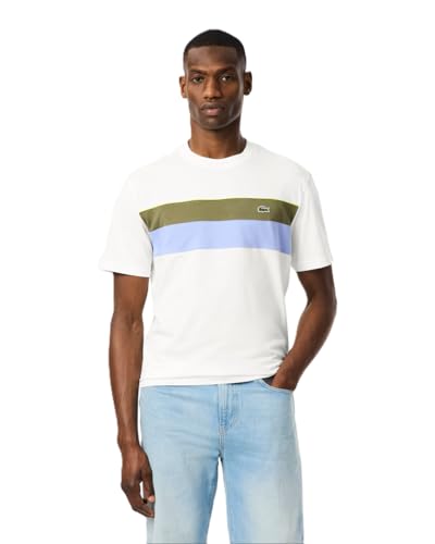 Lacoste - Camiseta Hombre Color: 9IV Blanca Talla: L