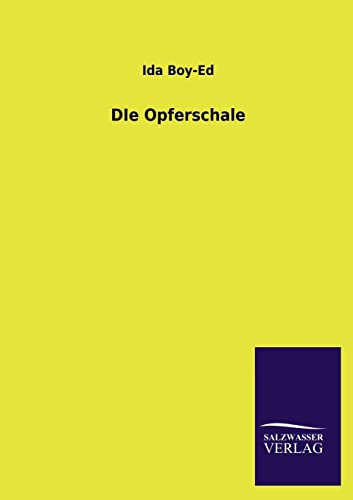 Die Opferschale (German Edition)