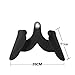 qiuqiu Thick Grip V Bar Pushdown Cable Attachment, Bodybuilding Strength Training Fitness V-Shaped Handle for Multi Gym Multifunctional Powerful Handle Cable Attachment-C