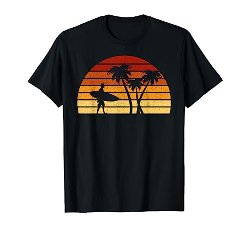 Hacer Surf Retro Sol Regalo Para Surfistas Camiseta
