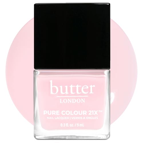 butter LONDON PC21X Nail Lacquer Polish - Fast-Drying Long Lasting Color with Gel-Like Finish & Chip-Resistant Nail Lacquer Helps Protects & Strengthens Nails - Vegan & Cruelty-Free - Posh Petal