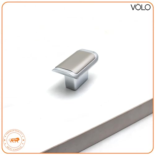 Image of VOLO SS Finish Cabinet Drawer Knob /knobs for Drawers /Drawer knobs /Handle /knobs for cabinets /Pull Handle (S-182, SS Finish) (1)