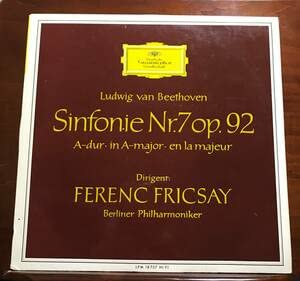 独Telefunken　ベートーヴェン 交響曲第７番　ヨッフム　ベルリンフィル ETERNA TRADING / [DGG] E.ヨッフム指揮ベルリンpo