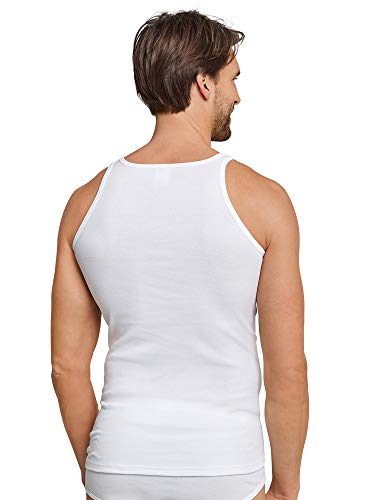 Schiesser Herren 2 Pack Ohne Arm - Original Feinripp Unterhemd, Weiss_005121, M EU