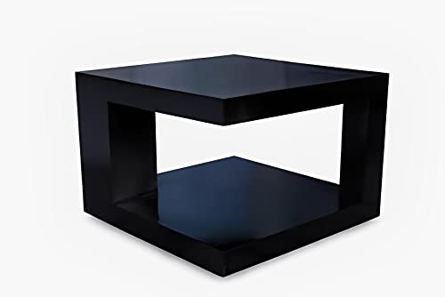 Image of Douceur Furnitures Solid Sheesham Wood Coffee Table for Living Room, Hall, Bedroom & Cafe | Wooden Centre Table | Tea Table | Rich Walnut Finish | Fully Assembled