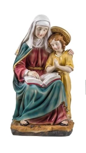 Arte Pesebre Imaginería Religiosa Santa Ana Con Virgen, 19 Cm Arte Pesebre Imaginería Religiosa Santa Ana Con Virgen, 19 Cm