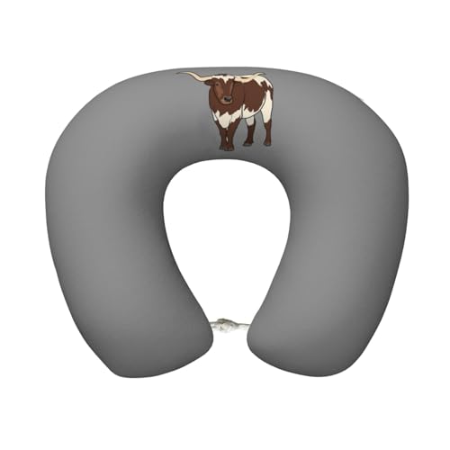 Almohada de espuma viscoelástica cuello U impr animal miniatura 1