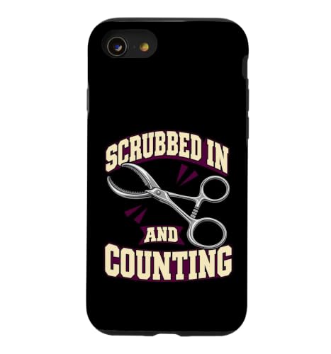Surgical Tech Scrubbed in and Counting Operating Room Fans Case for iPhone SE (2020) / 7/8