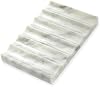 Jabonera de mármol para ducha - Portajabón de piedra natural Cara blanca con ranuras profundas para drenaje rápido - Bandeja rectangular de 4.7" para lavabo de baño, cocina y encimera 2