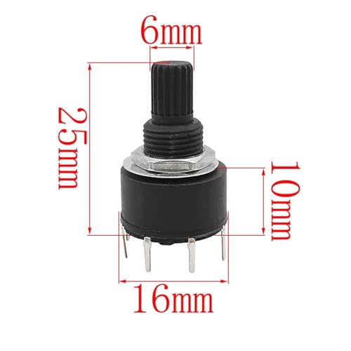 Interruptor selector SR16 de 8 posiciones para solucionar fallos en mandos rotativos 4