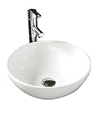 De fácil instalación. Bol lavabo de cerámica para baño