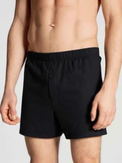 Calida Men's Cotton Code Boxer, 24090, Black, XL - Image 3