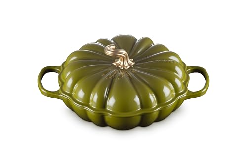 Le Creuset Enameled Cast Iron Signature Pumpkin Braiser 2.75 qt. Olive