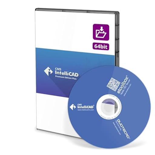CMS IntelliCAD PE Plus | Software CAD profesional dibujo 2D y 3D compatible con archivos .dwg | Licencia perpetua | Instaladores en DVD y Enlace Descarga | Llave Digital. | Ya disponible en tu tienda friki favorita! En mundofriki.es!