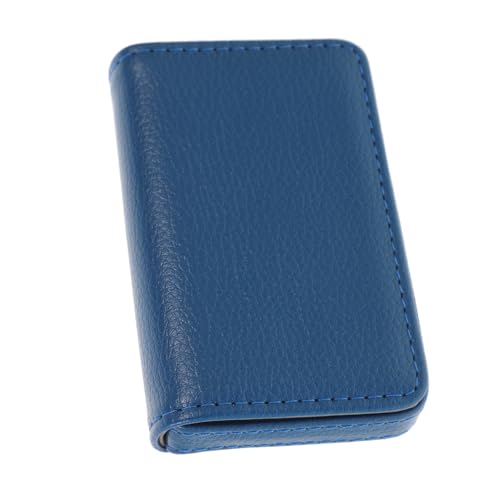 OSOLADY 素材製ビジネスカードホルダー 大容量収納可能 名刺入れ コンパクトで持ち運び便利 オフィスや自宅デスク用 多機能カードケース