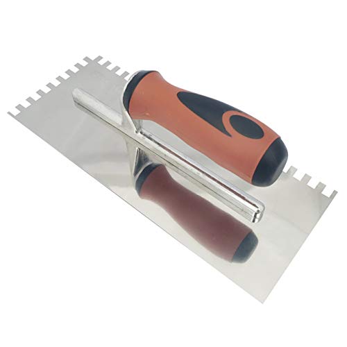 Frosch Stainless Steel Square Notch Tile Trowel (1/4" X 3/8")