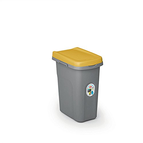 Stefanplast25 Litre Rubbish Bin, Yellow