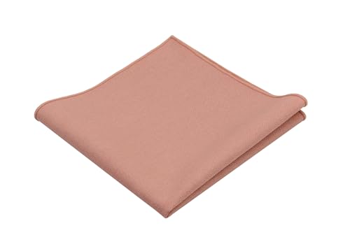 Image of Mens Linen Tie Set - Solid Necktie with Pocket Square