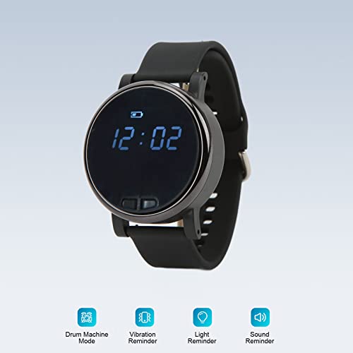 Montre Métronome,Montre-bracelet Métronome avec Métronome Portable Vibrant Connexion BT pour Guitare, Piano,Tous les… - Les Beatles, Paul McCartney, John Lennon, RIngo Starr, George Harrison Montre Métronome,Montre-bracelet Métronome avec Métronome Portable Vibrant Connexion BT pour Guitare, Piano,Tous les… – Image 3