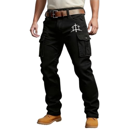 Genérico Pantalones De Trabajo Hombre Ropa De Trabajo para Hombre Elasticos Pantalon Trabajo con Muchos Bolsillos