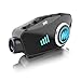 Moman Casco Moto Auricolare con Fotocamera, H4C con 【Camera 1080P】 Grandangolo 120° Riprese a 360° HiFi Stereo Cuffie per Caschi da Moto per Persona Singola con Scheda 32G Vocale AI Impermeabile IPX6 immagine