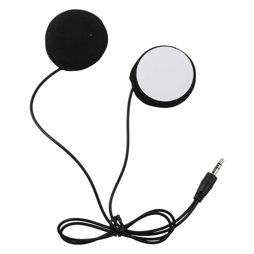 CWOQOCW Cardo Edge Ensemble de microphones pour casque de moto, système d'interphone avec options de fils souples et durs, longueur de câble de 1 m (A)