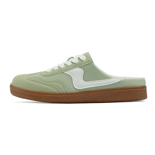 Tigeridea Tigeridea Mesh Mule Sneakers for Women Casual Tennis Shoes 11 Lightgreen