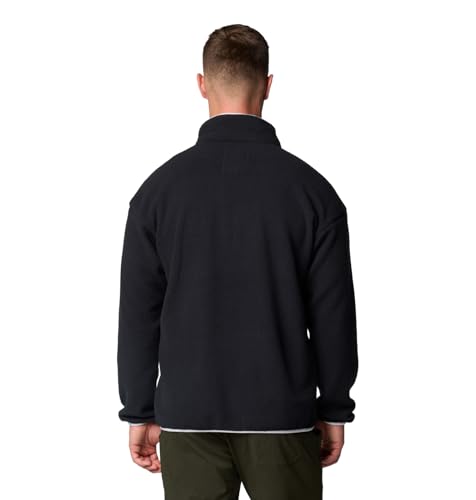 Image of Columbia Men's Helvetia II Half Snap Fleece, Black, Medium