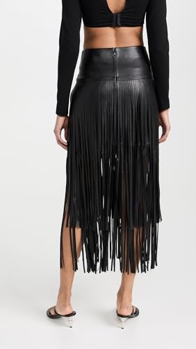 L'AGENCE Women's Karolina Fringe Skirt3