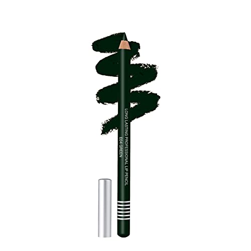 Image of Colors Queen Lip Liner Pencil | Long Lasting & Waterproof Formula | Matte Lip Liner Pencil for Women (E-04, Green)