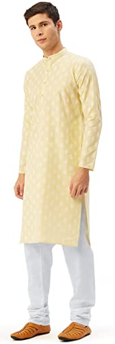 Maple Clothing Printed Motifs Kurta Pajama Cotton Henley Indian Clothing for Men2