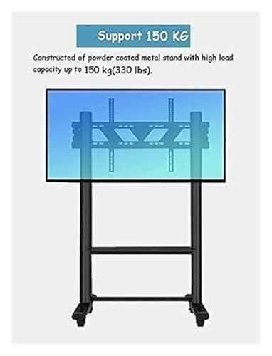 Soporte móvil para TV de 55" a 90" con altura ajustable miniatura 6