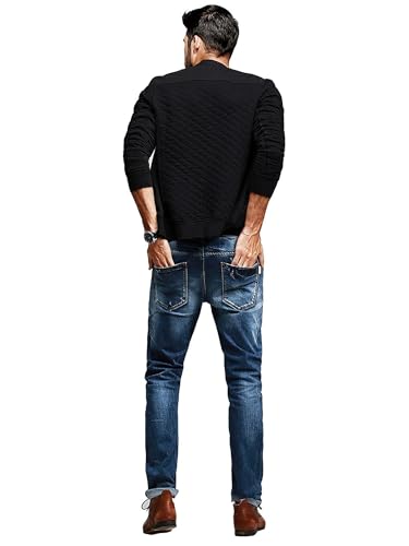 Image of fanideaz Mens Diamond Cut Puffer Jackets regular fit Bomber Jacket for Man|Stylish Winter Jackets Men| Fashionable and Comfortable Jacket for Men Stylish