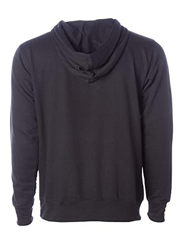 Independent Trading Co. Mens Midweight Hooded Sweatshirt (SS4500) -Black -2XL3